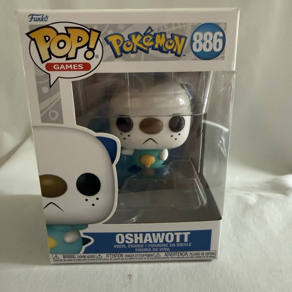 Funko Pop! Pokemon Oshawott Vinyl Figure 886. New In Original Box
